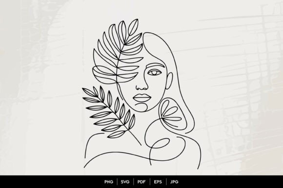 Abstract Woman Face Line Art: A Guide