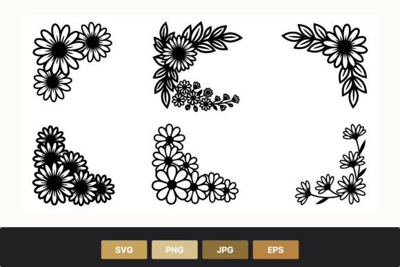 Black White Daisy Flower Border Art: A Practical Evaluation