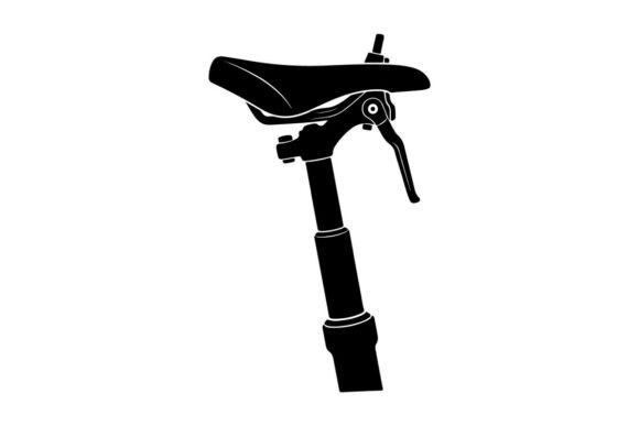 Close-up of Black Bicycle Seat and Handle: A Design Essential
