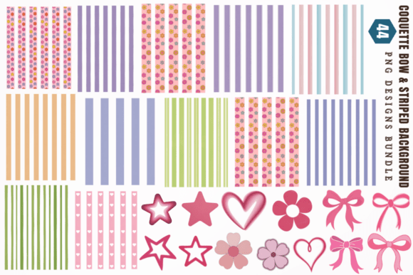 Coquette Bow Striped Background PNG Design: A Practical Guide for Creators