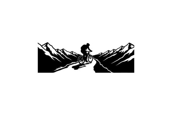 Cyclist Riding Through Dramatic Mountain: A Guide to Choosing the Right Silhouette