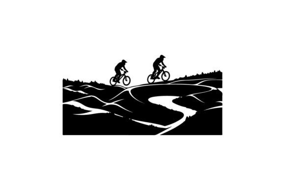 Cyclists Racing on Winding Road at Night: A Strategic Visual Asset for Modern Branding