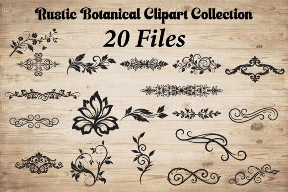 Elevate Your Creative Projects with the Elegant Botanical Divider SVG Set