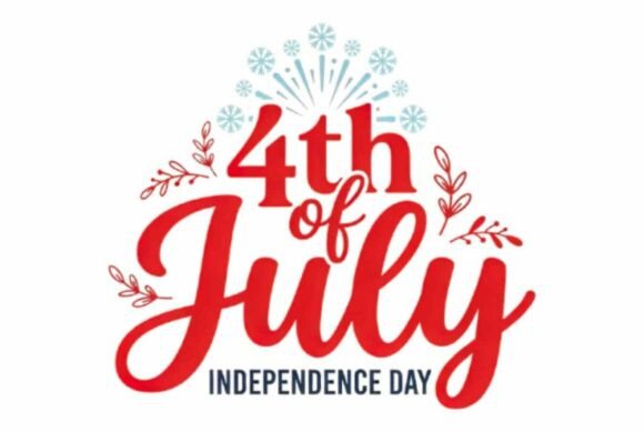 Happy 4TH JULY PNG: Elevating Patriotic Design with Bold Typography