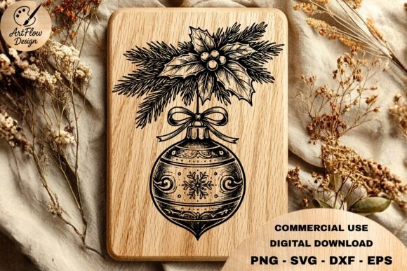 Holly Ornament Pine SVG: Elevating Your Holiday Craft Projects