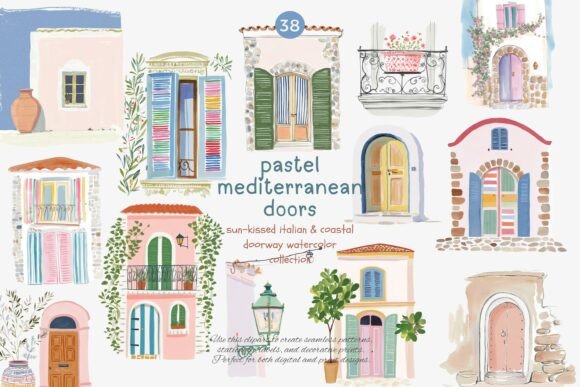 Mastering the Mediterranean Clipart Set for Authentic Designs