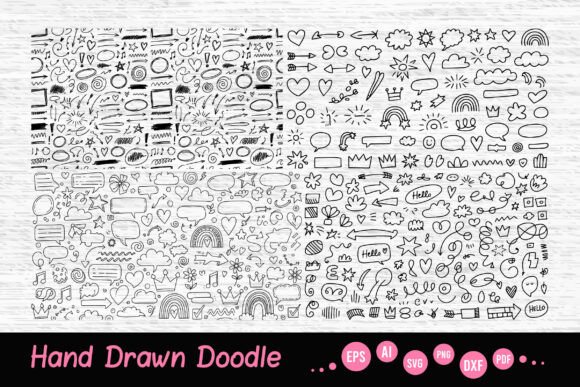 Mega SVG Hand Drawn Doodle Set: A Workflow Essential for Modern Design