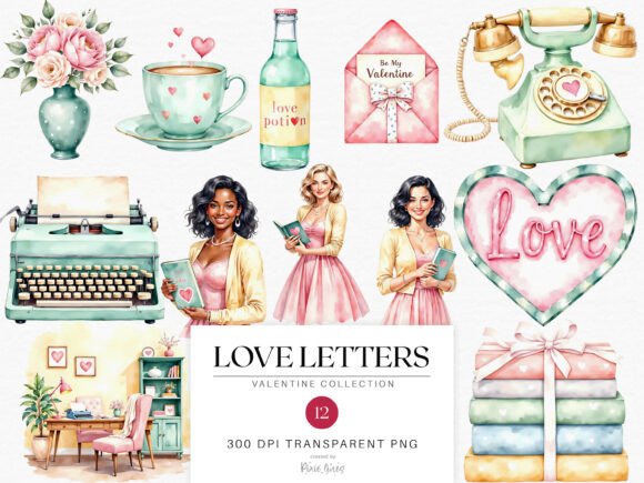 Retro Valentine - Sweet Love Letters: A Guide to Vintage Romance in Design