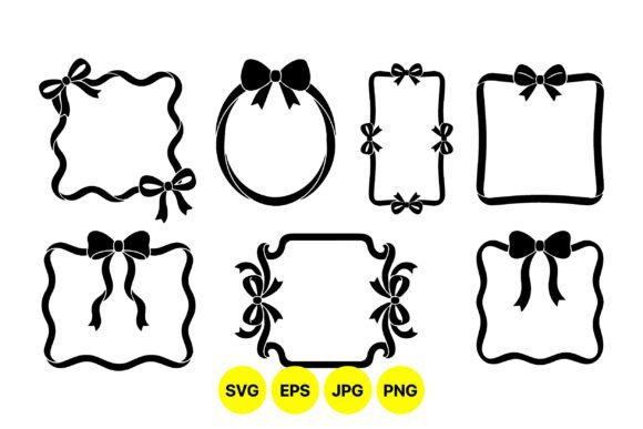 Revitalizing Classic Aesthetics: The Power of the Elegant Ribbon Frame Clipart Set in Modern Design