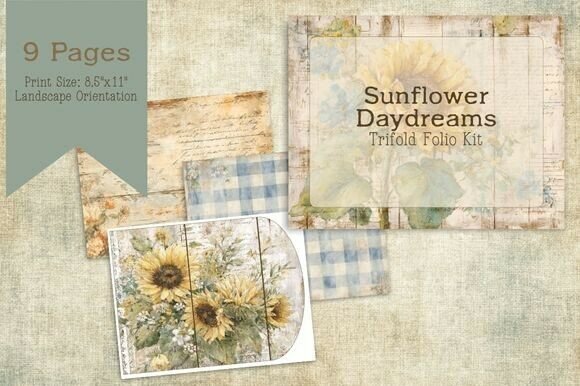 Sunflower Daydreams Trifold Folio Kit: A Practical Evaluation for Paper Crafters