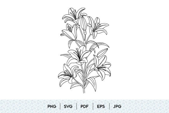 The Versatility of the Lily Flower SVG in Modern Digital Design