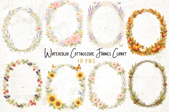 Watercolor Cottagecore Frames Clipart: A Practical Guide for Designers and Crafters